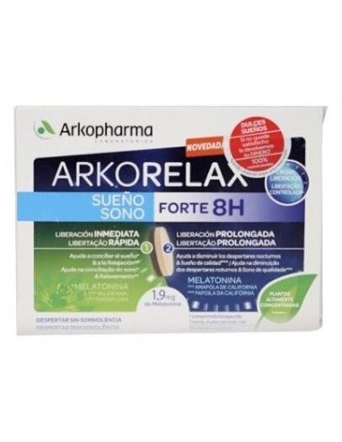 Arkopharma Arkosueño Forte 8H Bicapa 30Comp
