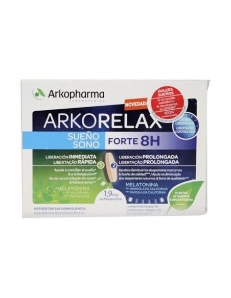 Arkopharma Arkosueño Forte 8H Bicapa 30Comp