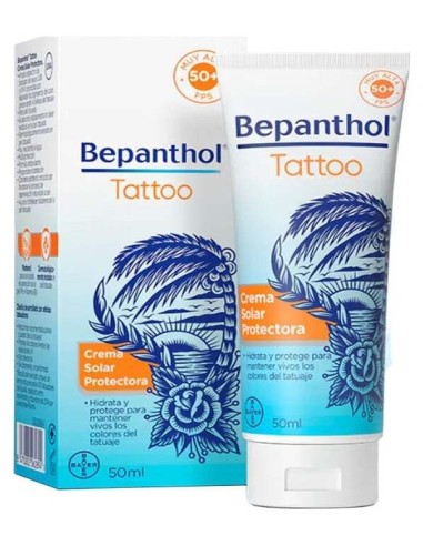 Bepanthol Tattoo Crema Solar Protectora Spf50+ 50Ml