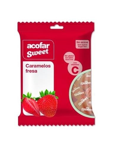 Acofarsweet Caramelos Azucar Fresa Bolsa 60 G