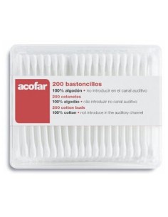 Acofar Bastoncillos Algodon Caja 200 U