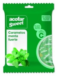 Acofarsweet Caramelos Azucar Menta Fuerte Bolsa 60 G