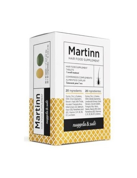 Martinn Hair Food 60Comp. 30Verdes+30Naranjas