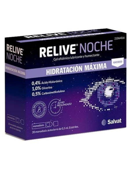 Relive Noche 20 Viales Monodosis