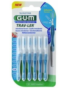 Cepillo Interdental Trav-Ler 1614 1,6Mm 6Un Azul