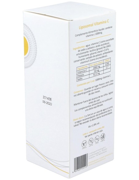 Liposomal Vitamina C 250Ml.