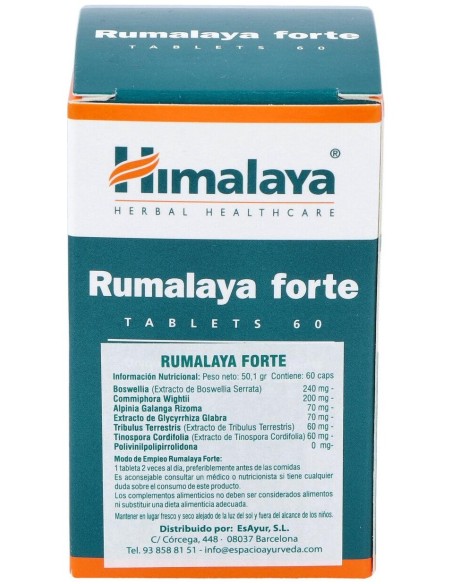 Himalaya Healthcare Rumalaya Forte 60Cáps