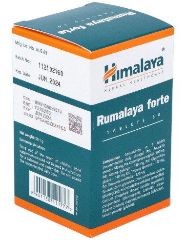 Himalaya Healthcare Rumalaya Forte 60Cáps