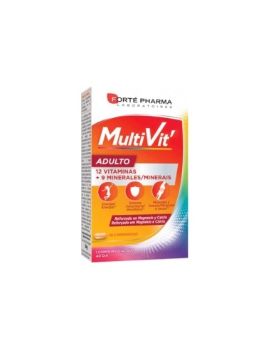 Forté Pharma Energy Multivit Adulto, 28 Uds