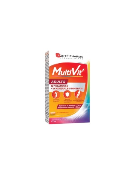 Forté Pharma Energy Multivit Adulto, 28 Uds