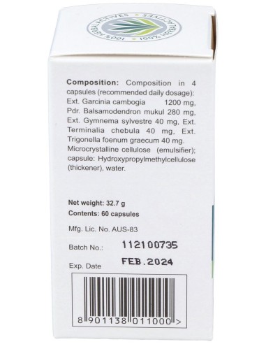 Himalaya Healthcare Ayurslim Adelgazar 60Cáps