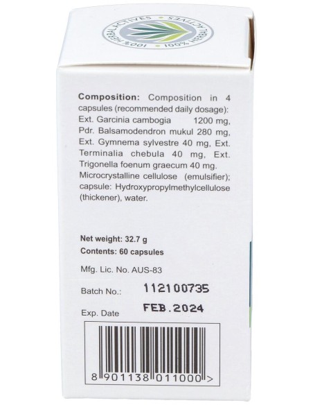 Himalaya Healthcare Ayurslim Adelgazar 60Cáps