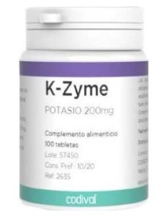 Codival K-Zyme 200Mg 100Comp