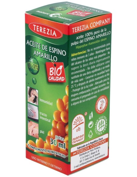 Terezia Aceite De Espino Amarillo Gotas 30Ml