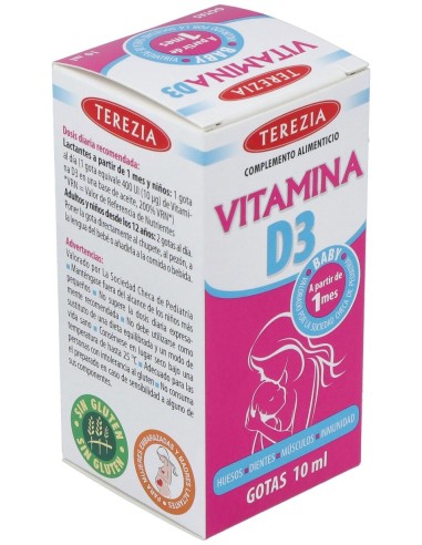 Terezia Vitamina D3 Gotas 10Ml