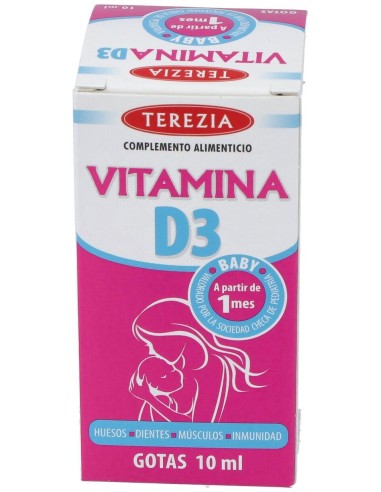 Terezia Vitamina D3 Gotas 10Ml