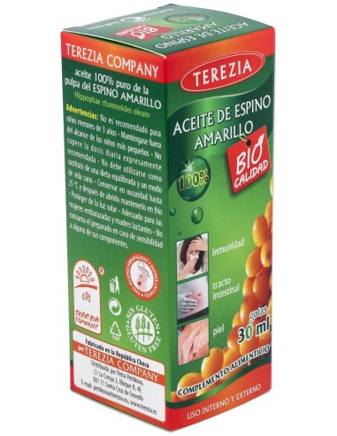 Terezia Aceite De Espino Amarillo Gotas 30Ml