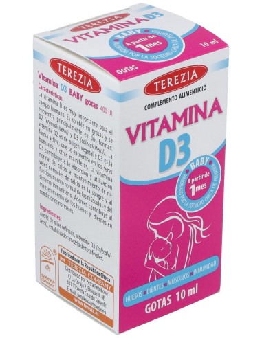 Terezia Vitamina D3 Gotas 10Ml