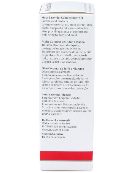 Dr. Hauschka Aceite Corporal De Lodo(Torba) Y Lavanda 75 Ml.