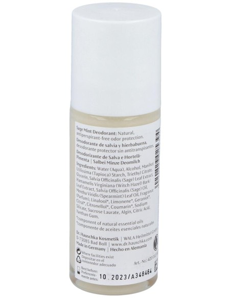 Dr. Hauschka Desodorante Roll-On Salvia Y Hierbabuena 50Ml