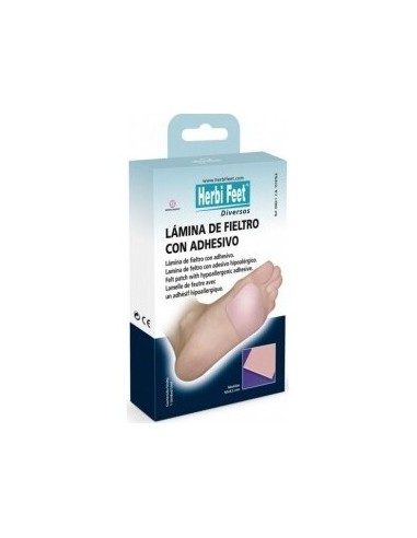Herbi Feet Lámina De Fieltro 9,5 X 50 Cm, 1 Ud