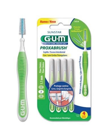Gum® Proxabrush Cepillo Ultrafino R:1414 4Uds