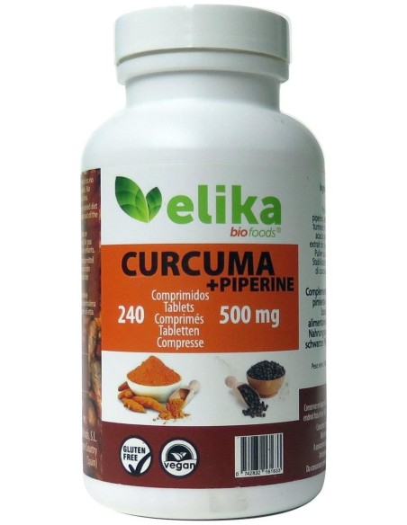 Elikafoods Cúrcuma + Piperine 240 Caps