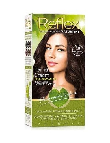 Naturtint Henna Cream 3.0 Castaño Oscuro 110Ml