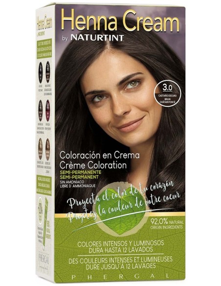 Naturtint Henna Cream 3.0 Castaño Oscuro 110Ml
