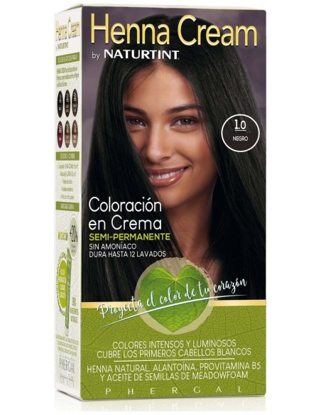 Naturtint Henna Cream 1.0 Negro 110Ml