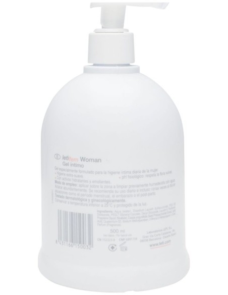 Letifem Gel Higiene Íntima Adultos 500Ml