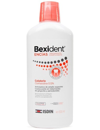 Isdin Bexident Encías Colutorio Con Clorhexidina 0,12% 500Ml
