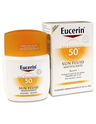 Eucerin Sol Fluido Matificante Spf50+, 50 Ml