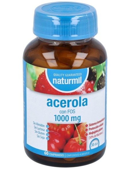 Naturmil Acerola 1000 Mg 60 Comprimidos