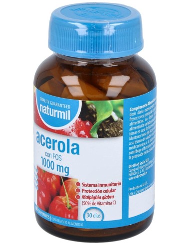 Naturmil Acerola 1000 Mg 60 Comprimidos