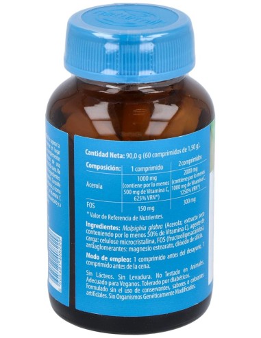 Naturmil Acerola 1000 Mg 60 Comprimidos