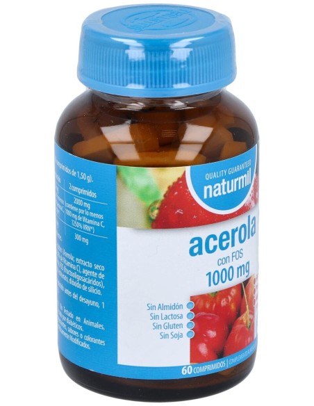 Naturmil Acerola 1000 Mg 60 Comprimidos