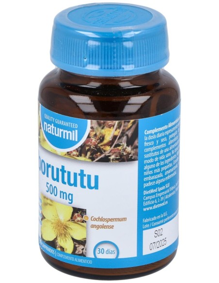Naturmil Borututu 500 Mg 90 Comprimidos