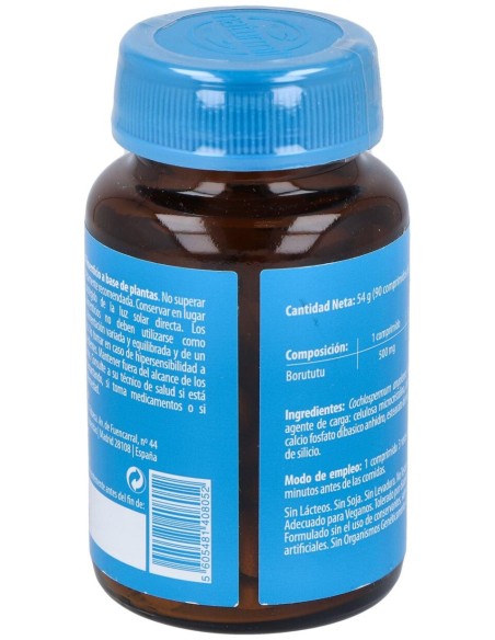 Naturmil Borututu 500 Mg 90 Comprimidos