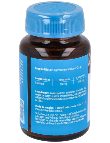 Naturmil Borututu 500 Mg 90 Comprimidos