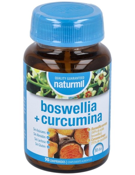 Naturmil Boswellia + Curcumina 90 Comprimidos
