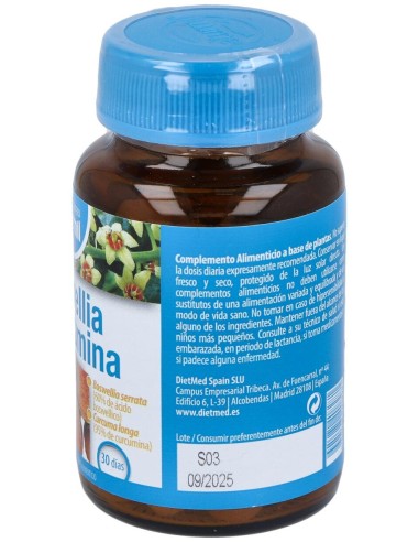Naturmil Boswellia + Curcumina 90 Comprimidos