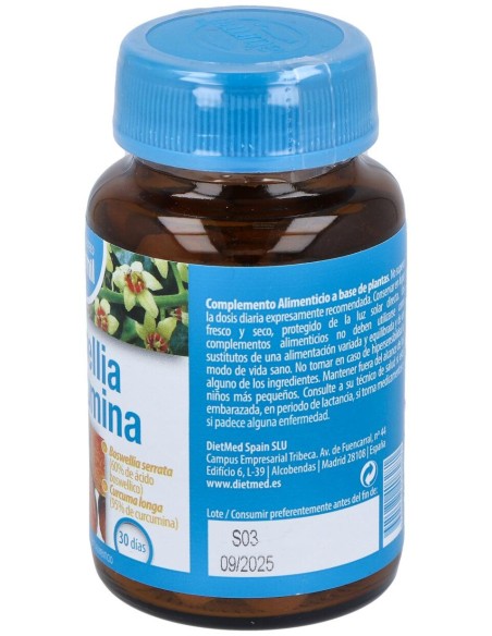 Naturmil Boswellia + Curcumina 90 Comprimidos