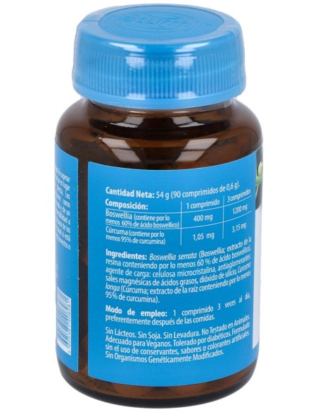 Naturmil Boswellia + Curcumina 90 Comprimidos