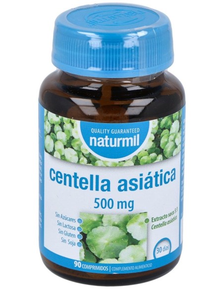 Naturmil Centella Asiatica 500 Mg 90 Comprimidos