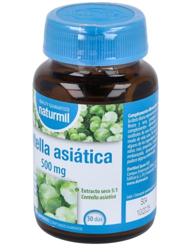 Naturmil Centella Asiatica 500 Mg 90 Comprimidos