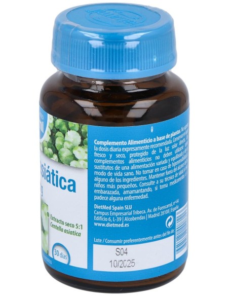 Naturmil Centella Asiatica 500 Mg 90 Comprimidos