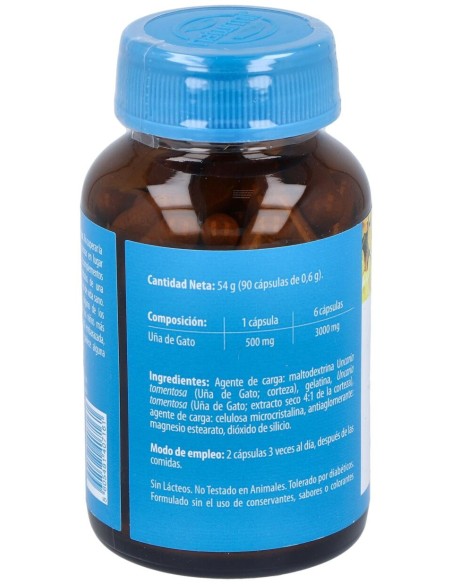 Naturmil Uña De Gato 500 Mg 90 Capsulas