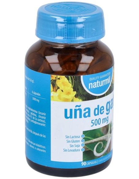 Naturmil Uña De Gato 500 Mg 90 Capsulas