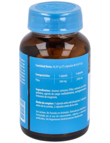 Naturmil Piña 500 Mg 75 Capsulas